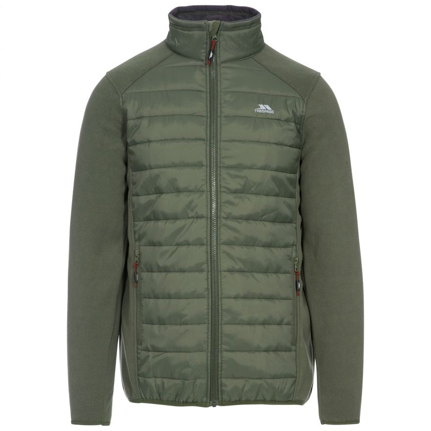 Trespass Mens Padded Fleece Jacket 