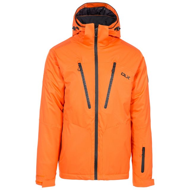 mens ski jacket orange
