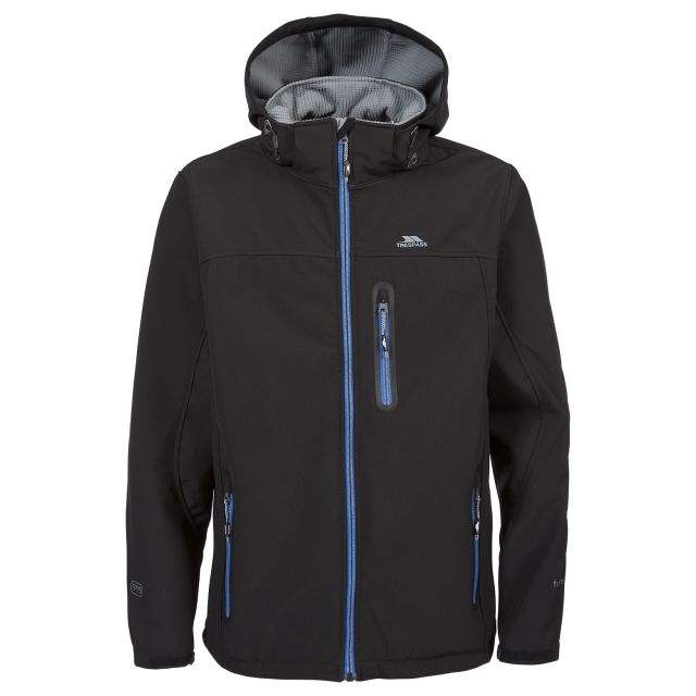 Trespass Breathable Mens Black Jacket