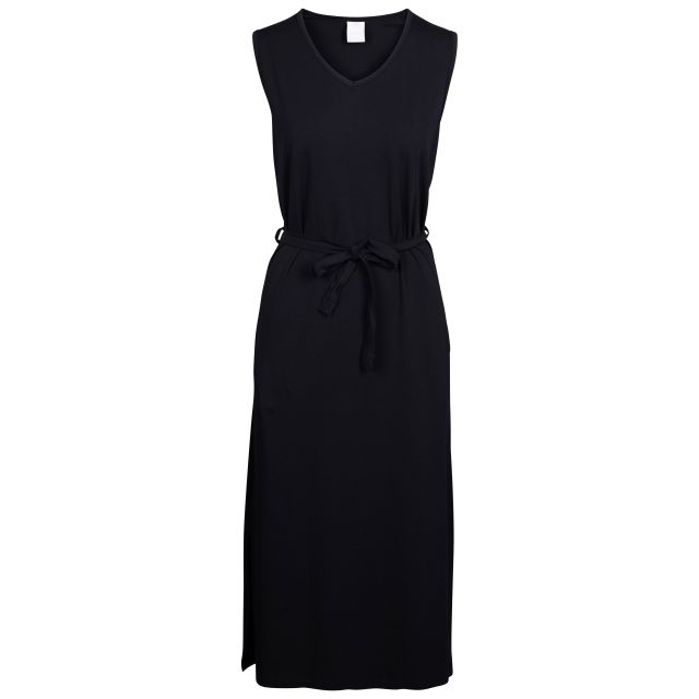 Trespass Women's Summer Dress – V-Neck, Side Splits & Pockets, Loretta Style