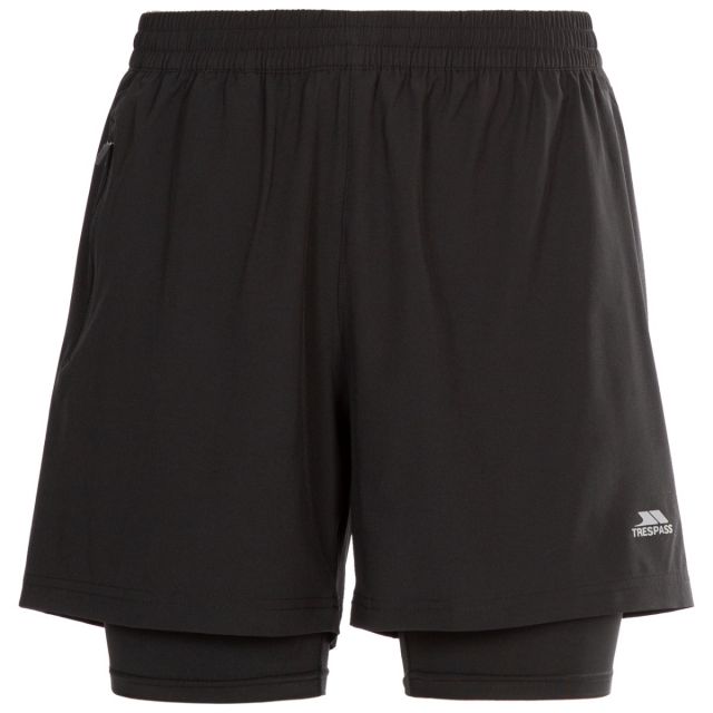 Trespass Men's Gatesgillwell Travel Shorts - UV Protectant, Stretch Fabric, Multiple Pockets