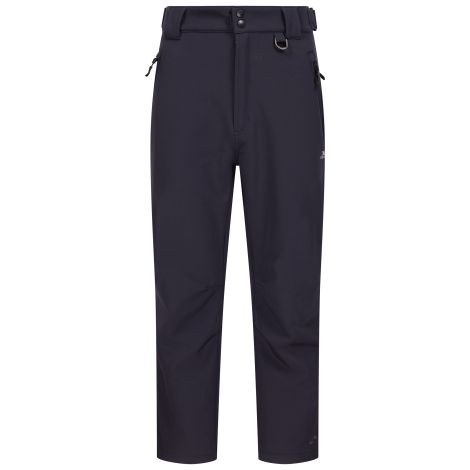 Mens Water Resistant Softshell Trousers Hemic in Dark Flint