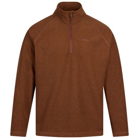 Mens 1/2 Zip Fleece Keynote in Dark Brown