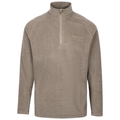 Mens 1/2 Zip Fleece Keynote in Sand