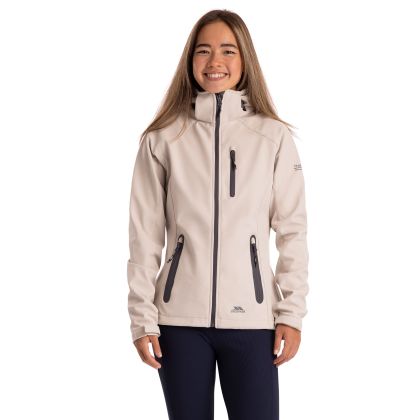 Womens Softshell Jacket Bela II in Soft Stone
