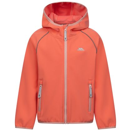 Kids Softshell Jacket Belmoon in Soft Orange