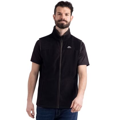 Mens Microfleece Gilet Bernary in Black