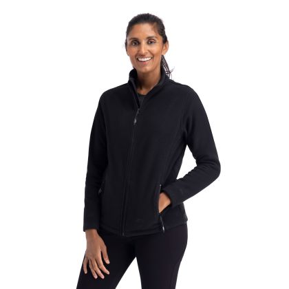 Womens Full Zip Fleece Bryana in Black