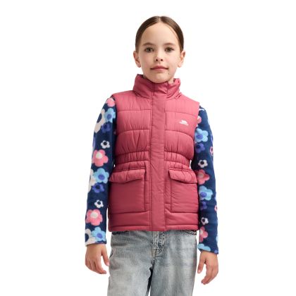 Girls Casual Gilet Casster in Rose Blush