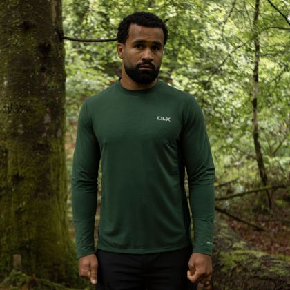 DLX Mens Antibacterial Top Charlie in Pine Grove Marl