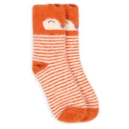 Kids  Casual Socks Cosy Animal in Orange Spice