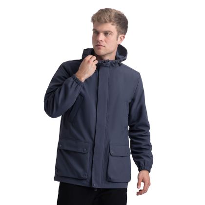 Mens Casual Jacket Cutsdean In Flint, Front view on mannequin