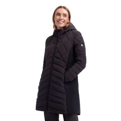 Womens Padded Hybrid Jacket Dania in Black
