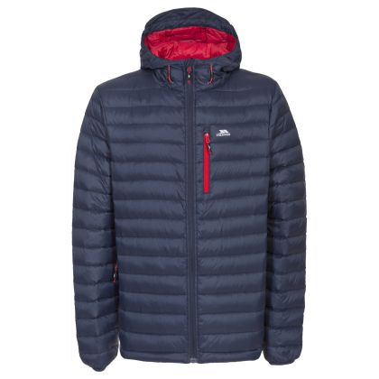 Trespass Mens Down Packaway Jacket in Navy Digby