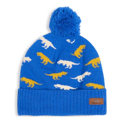 Trespass Boys Hat Dillan in Blue, Hat at angled view