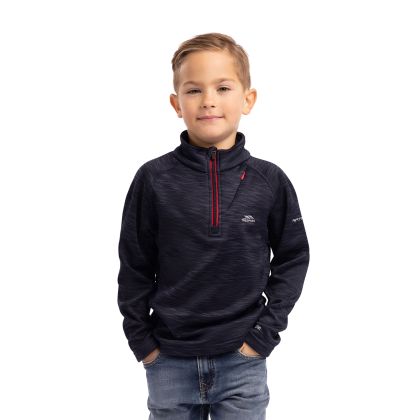 Trespass Kids Half Zip Fleece in Navy Edvin                            