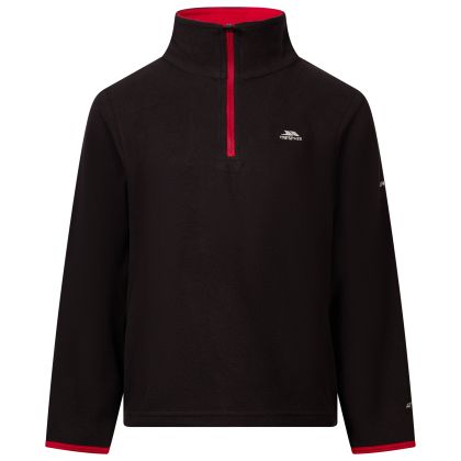 Kids Microfleece Etto in Black_Red