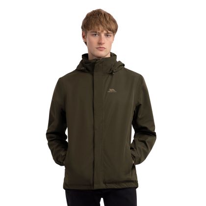 Trespass Mens Outdoor Casual Jacket Tp75 Farndish in Dark Vine