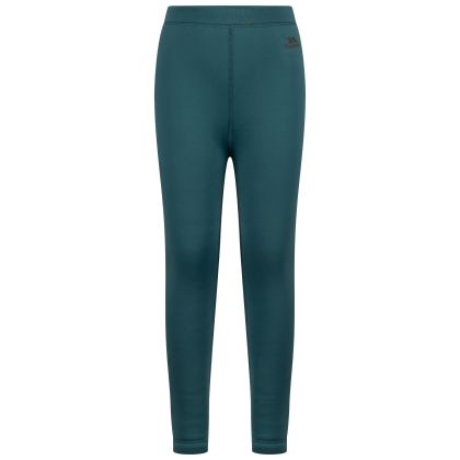 Kids Sherpa Lined Leggings Fuzzy in Greensea
