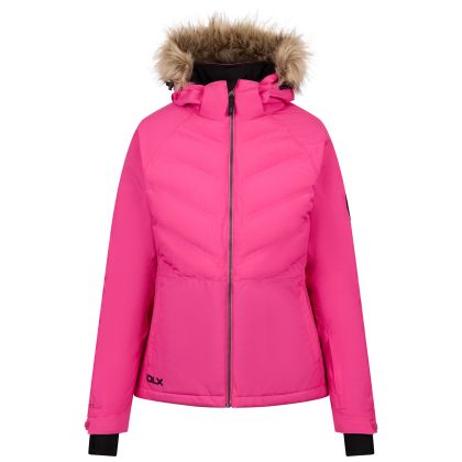 DLX Womens Ski Jacket Gaynor in Bright Fuchsia
