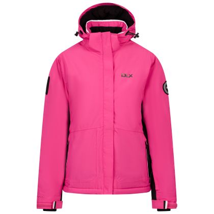 DLX Womens Waterproof Ski Jacket Jacqueline in Bright Fuchsia