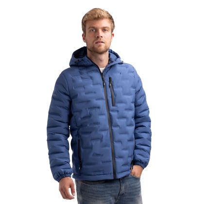 Mens Waterproof Jacket Jaymes in Indigo Tone