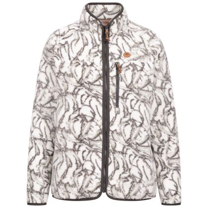 Womens Fleece Jacket Jessie in Ghost Print