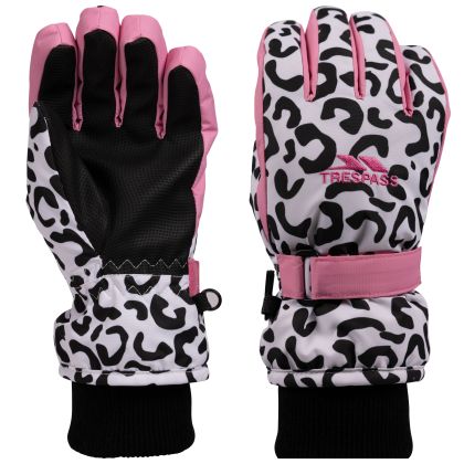 Kids Snow Gloves Laggan in Animal Print