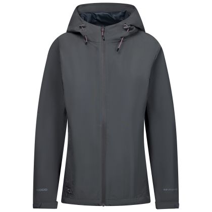 DLX Womens Hooded Waterproof Jacket Lossie in Green Smoke