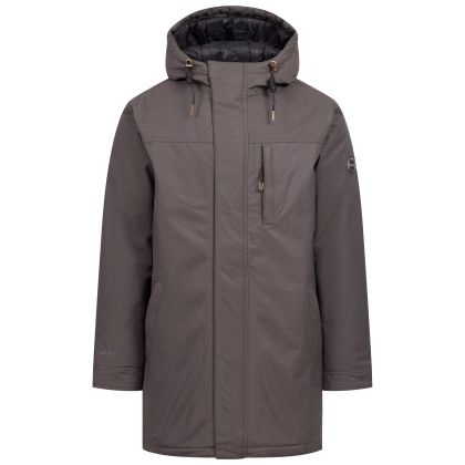 DLX Mens Padded Waterproof Jacket Macleod in Charcoal