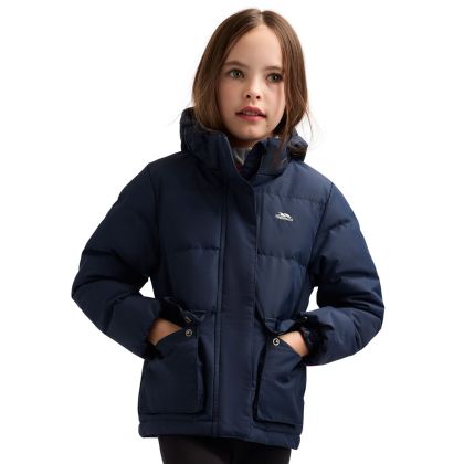 Girls Padded Casual Jacket Mallows in Navy