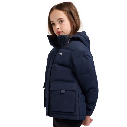 Girls Padded Casual Jacket Mallows in Navy
