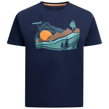 Mens Quick Dry T-Shirt Murray in Navy
