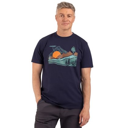 Mens T-Shirt Murray in Navy