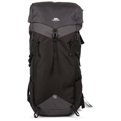 75L Hiking Rucksack Pass in Black / Dark Grey