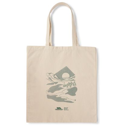 Trespass Unisex Tote Bag Reuseme in Mountain Print
