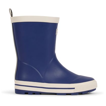 Kids Welly Boots Sammy in Navy, Outside view of footwear