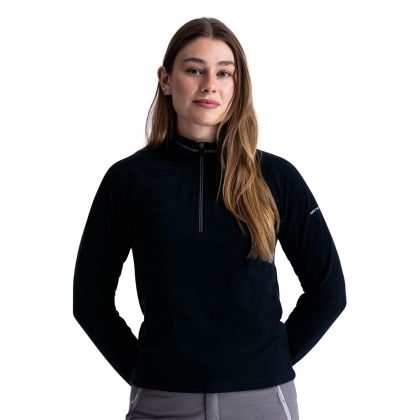 Womens Fleece At100 Skylar in BLACK LIGHT MULBERRY, Front view on mannequin