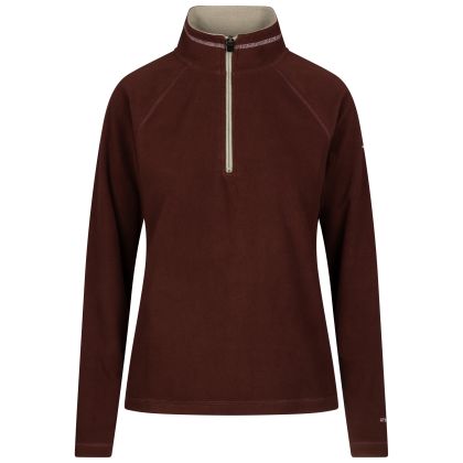 Womens 1/2 Zip Fleece Skylar in Mocha