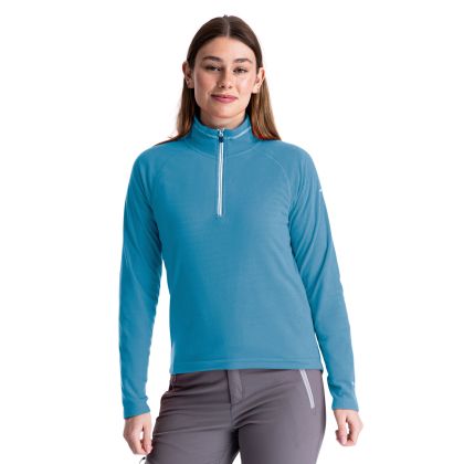 Womens Fleece At100 Skylar in STORM BLUE, Front view on mannequin