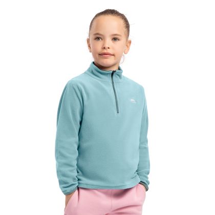 Trespass Kids Half Zip Fleece Sybil in Teal mist