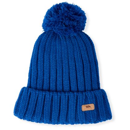 Trespass Adults' Bobble Hat Thorns In Blue