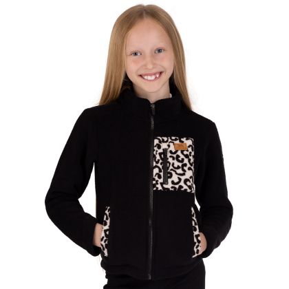 Kids Printed Fleece Willowglen in Black