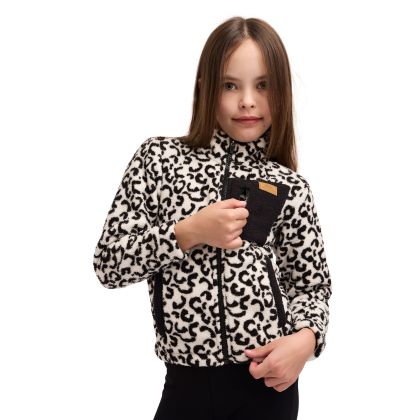 Kids Printed Fleece Willowglen in White