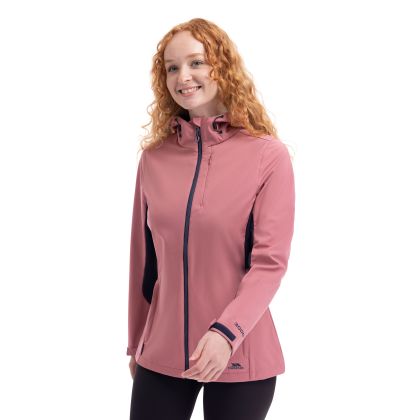 Womens Softshell Jacket Yazmine in Rose Blush