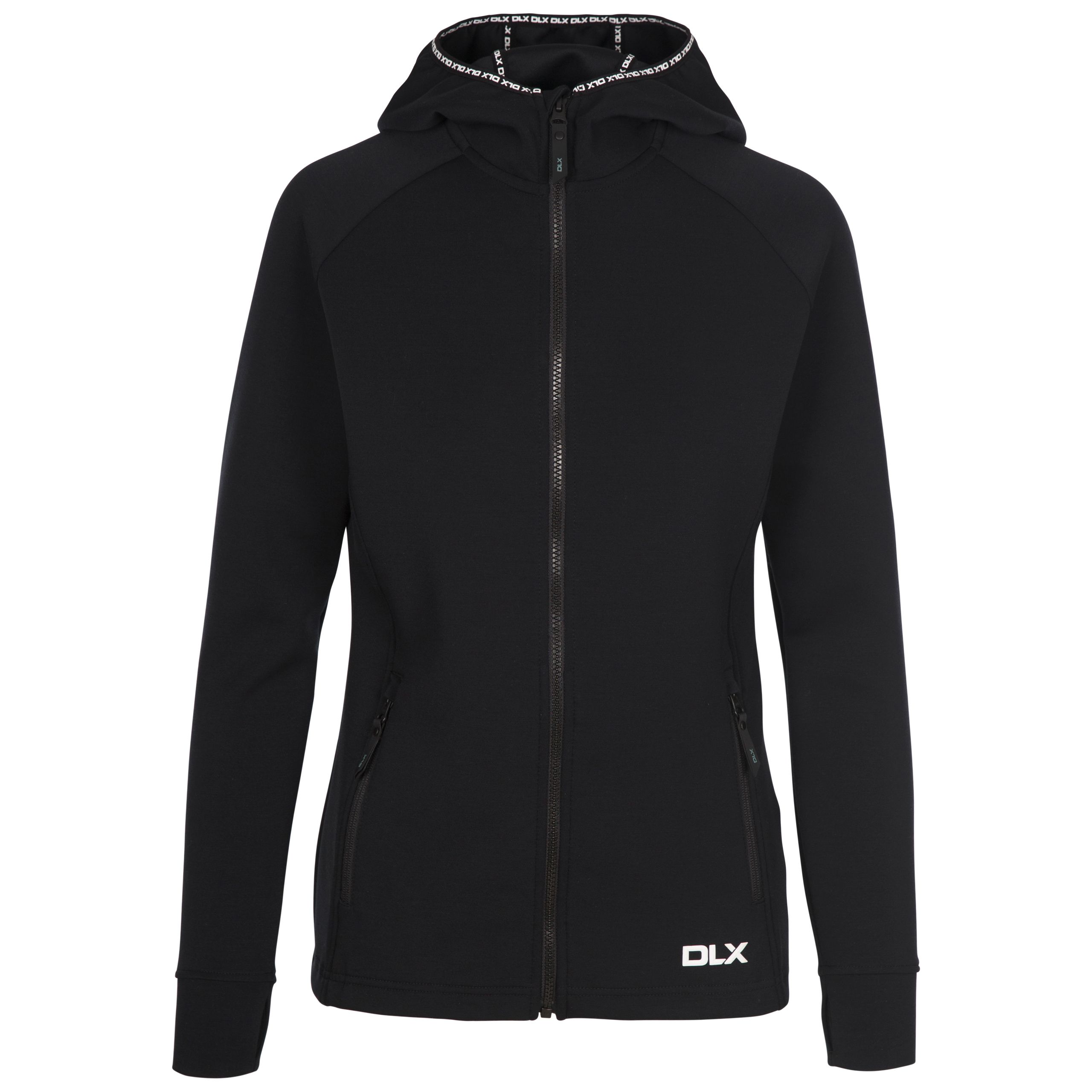 Dlx Women's Black Hoodie Anais