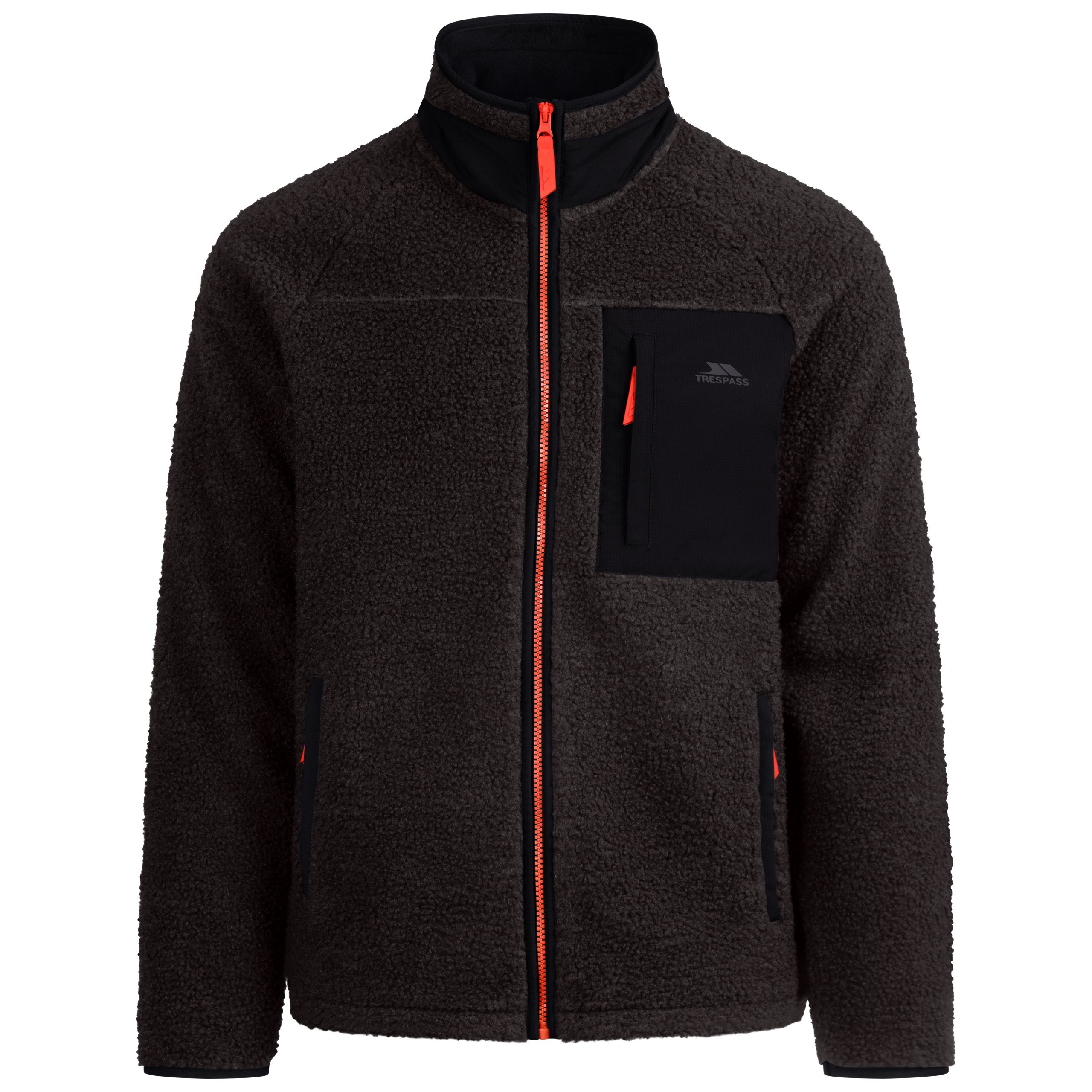 Trespass Men's Fleece Jacket Brookes Grey Large
