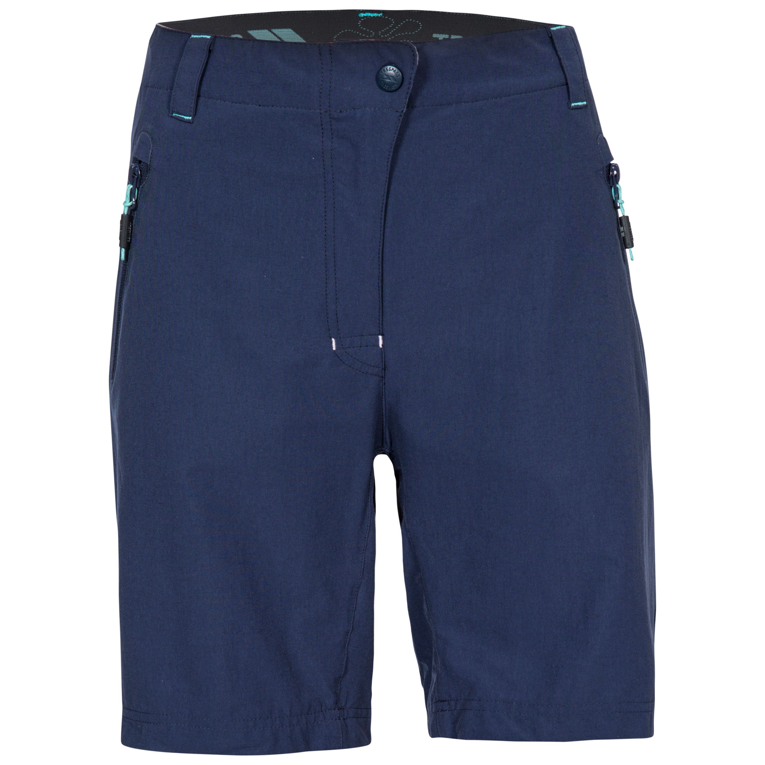 Trespass Women's Quick Dry Active Shorts Brooksy Navy Size 8 - Image 3
