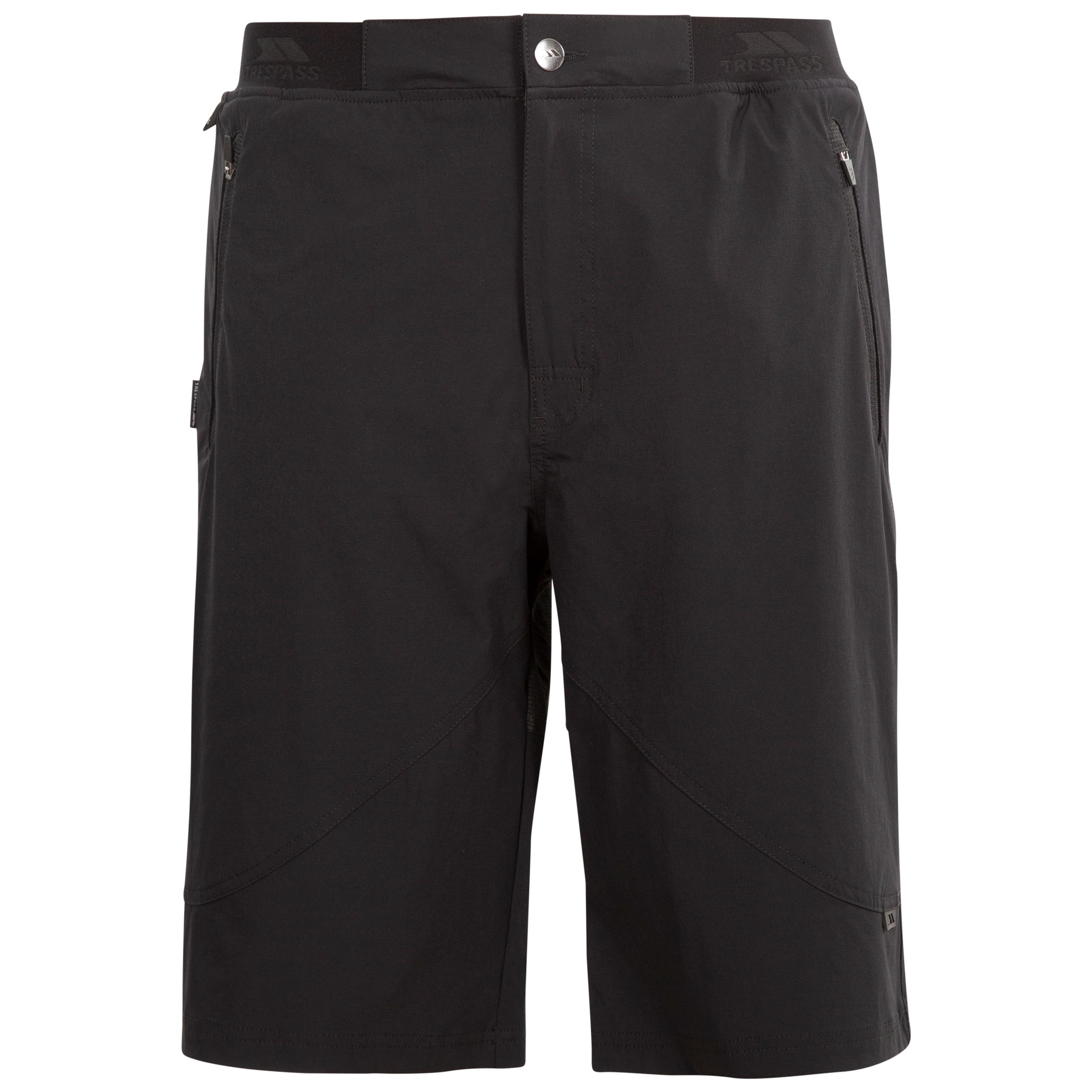 Trespass Men's Black Walking Shorts Hainford