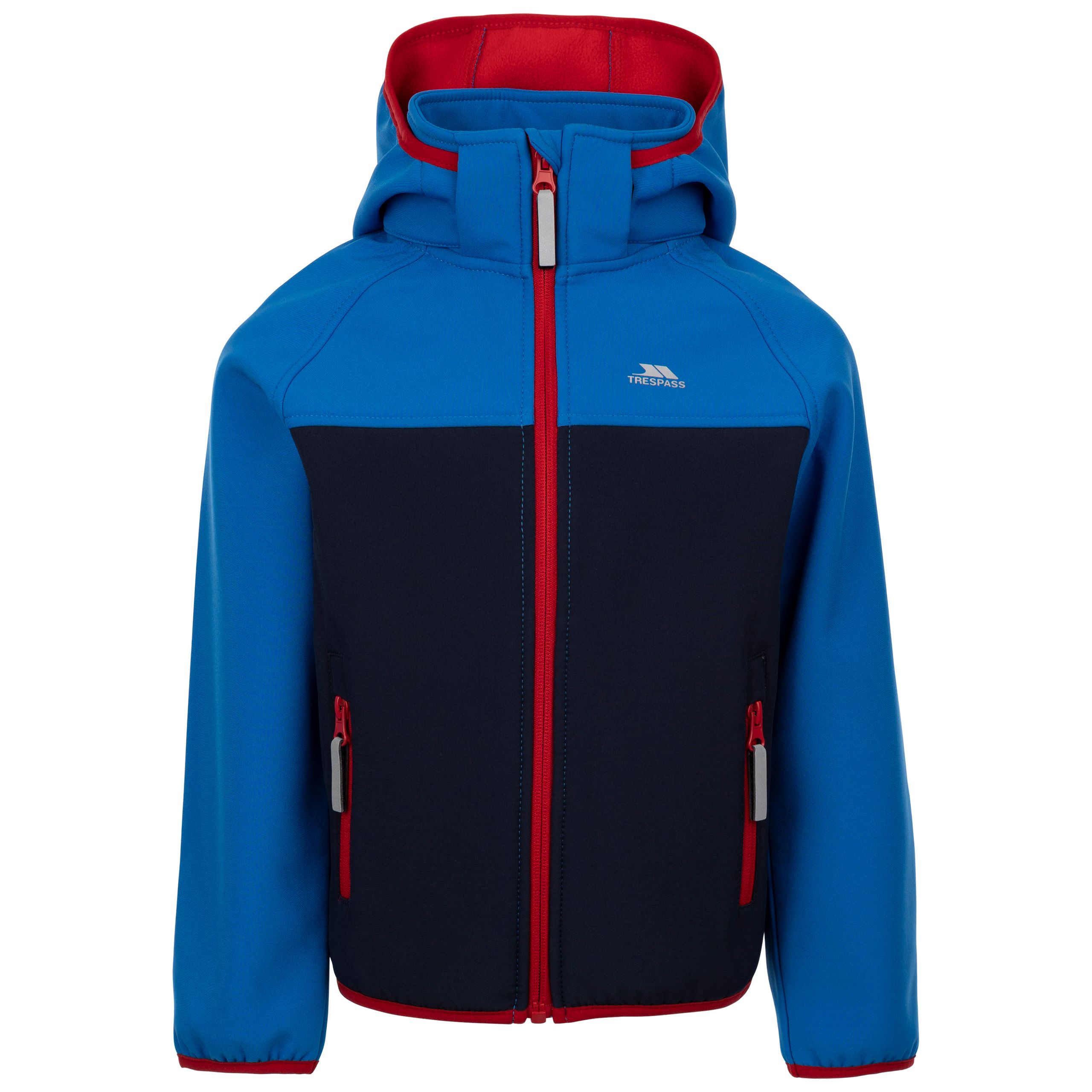 Trespass Unisex Kids Blue Kids Softshell Jacket Hanbury